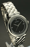 Guess Rumour Quartz Black Dial Silver Steel Strap Watch For Women - GW0613L1 Buy Now By Guess