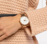 Michael Kors Pyper Three-Hand White Dial Rose Gold Steel Strap Watch For Women - MK4594 Buy Now By Michael Kors