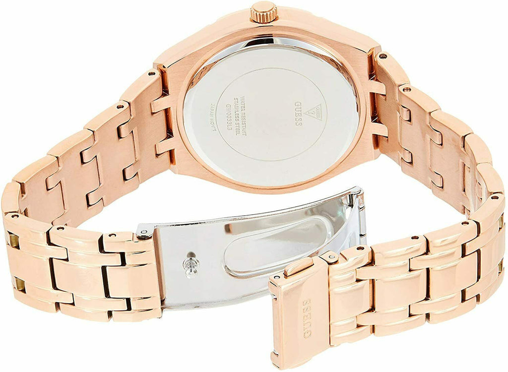 Guess Cosmo Diamonds Silver Dial Rose Gold Steel Strap Watch For Women - GW0033L3 Buy Now By Guess