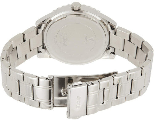 Guess Sparkler Diamonds Silver Dial Silver Steel Strap Watch for Women - GW0111L1 Buy Now By Guess
