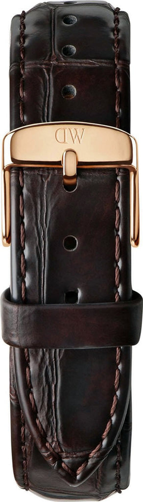 Daniel Wellington Classic York White Dial Brown Leather Strap Watch For Women - DW00100038 Buy Now By Daniel Wellington