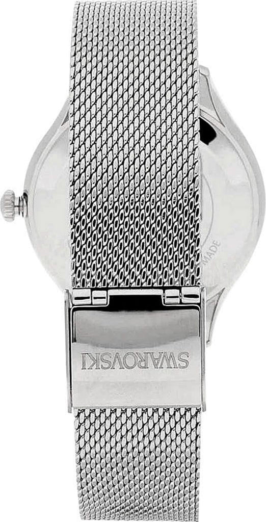 Swarovski Octea Nova Black Dial Silver Mesh Bracelet Watch for Women - 5430420 Buy Now By Swarovski