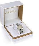 Versace Virtus Quartz White Dial Silver Steel Strap Watch For Women - VET300621 Buy Now By Versace