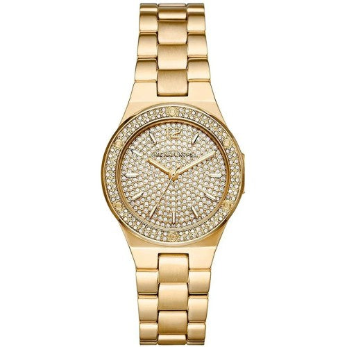 Michael Kors Lennox Three Hand Gold Dial Gold Steel Strap Watch For Women - MK7289 Buy Now By Michael Kors
