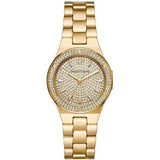Michael Kors Lennox Three Hand Gold Dial Gold Steel Strap Watch For Women - MK7289 Buy Now By Michael Kors
