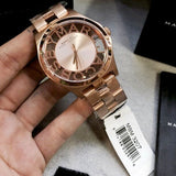 Marc Jacobs Henry Rose Gold Dial Rose Gold Steel Strap Watch for Women - MBM3207 Buy Now By Marc Jacobs