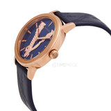 Versace Virtus Quartz Blue Dial Blue Leather Strap Watch for Women - VEHC00419 Buy Now By Versace