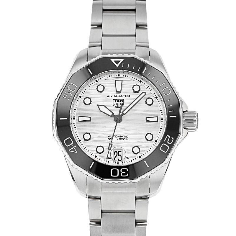 Tag Heuer Aquaracer Professional 300 Automatic White Dial Silver Steel Strap Watch for Men - WBP231C.BA0626 Buy Now By Tag Heuer