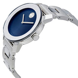 Movado Bold Blue Dial Silver Steel Strap Watch for Women - 3600396 Buy Now By Movado