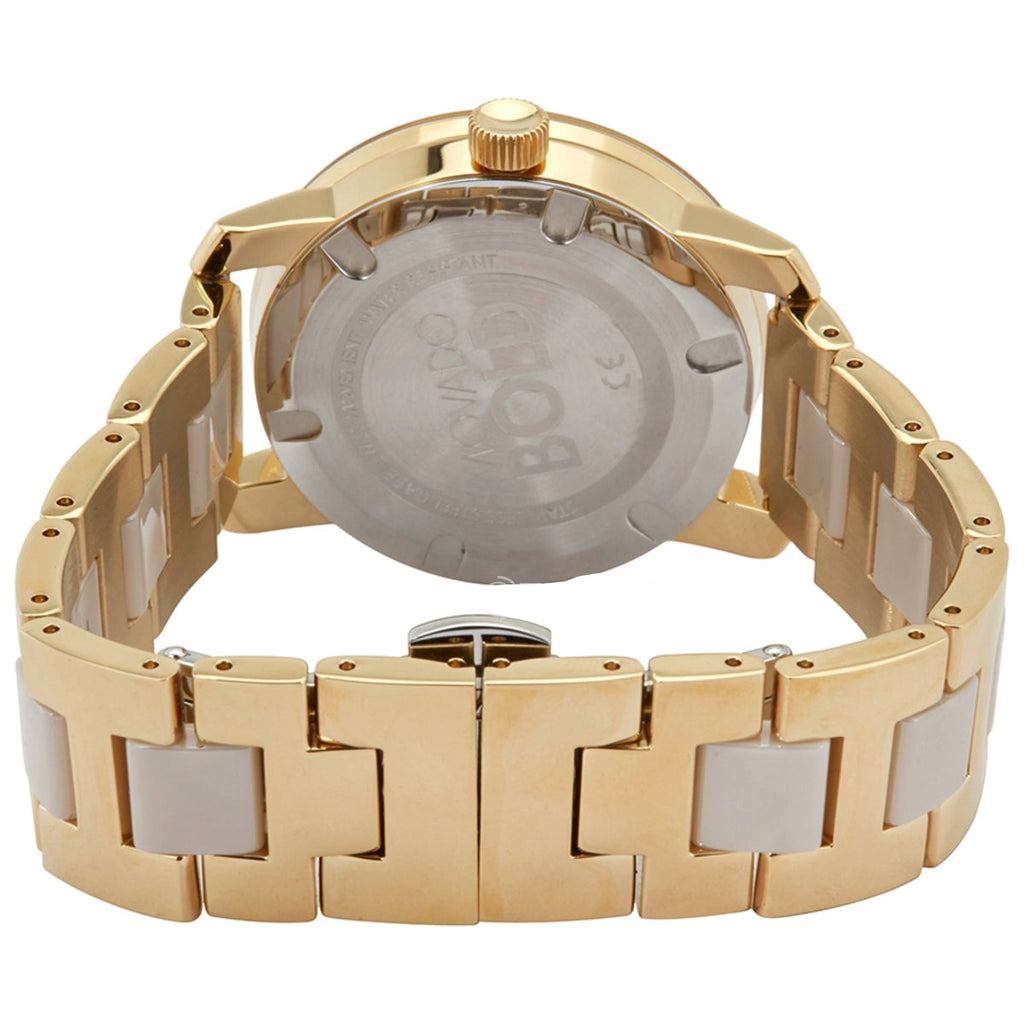 Movado Bold Beige Dial Two Tone Steel Strap Watch For Women - 3600640 Buy Now By Movado