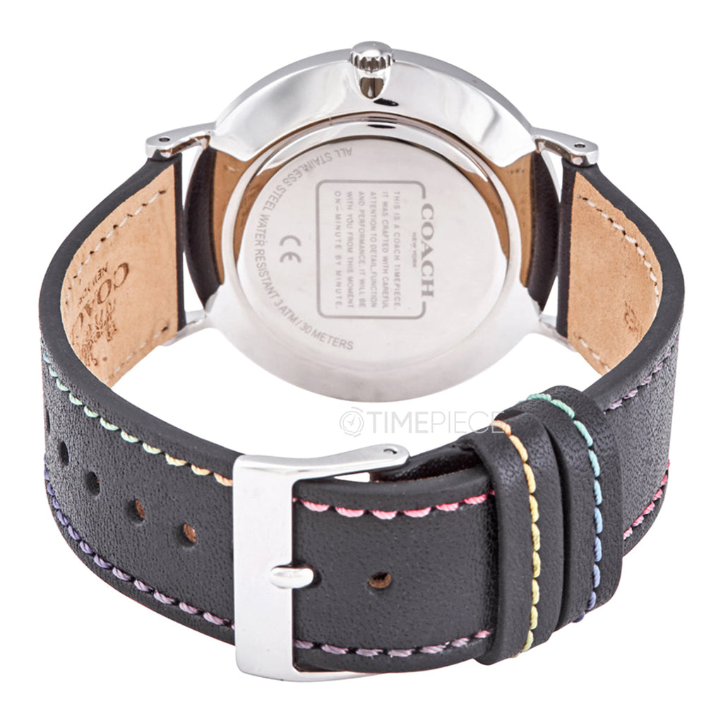 Coach Perry Black Dial Black Leather Strap Watch for Women - 14503033 Buy Now By Coach
