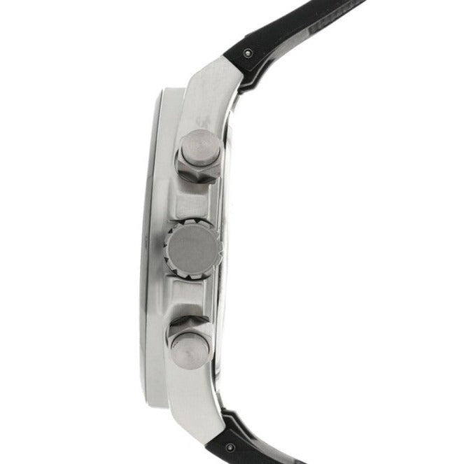 Guess Empire Chronograph Black Dial Black Silicon Strap Watch For Men - GW0583G1 Buy Now By Guess