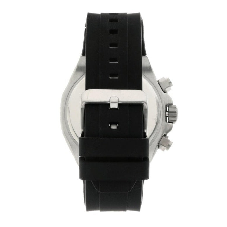 Guess Empire Chronograph Black Dial Black Silicon Strap Watch For Men - GW0583G1 Buy Now By Guess