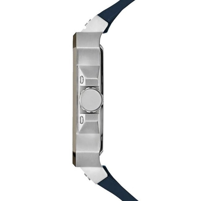 Guess Empire Chronograph Black Dial Black Silicon Strap Watch For Men - GW0583G1 Buy Now By Guess