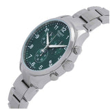Tissot Chrono XL Classic Green Dial Silver Steel Strap Watch for Men - T116.617.11.092.00 Buy Now By Tissot