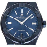 Maurice Lacroix Automatic PVD Limited Edition Blue Dial Blue Silicon Strap Watch For Men - AI6007-PVC00-430-4 Buy Now By Maurice Lacroix