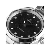 Omega Seamaster Aqua Terra Quartz Diamond Black Dial Silver Steel Strap Watch for Women - 220.10.28.60.51.001 Buy Now By Omega