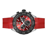 Tag Heuer Formula 1 Chronograph Red Dial Red Rubber Strap Watch for Men - CAZ101AN.FT8055 Buy Now By Tag Heuer