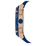Guess Navigator Chronograph Blue Dial Blue Rubber Strap Watch for Men - GW0264G4 Buy Now By Guess
