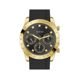 Guess Eclipse Multi Function Black Dial Black Rubber Strap Watch for Women - GW0315L1 Buy Now By Guess