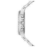 Guess Moonlight Multi Function Diamonds Silver Dial Silver Steel Strap Watch for Women - GW0320L1 Buy Now By Guess