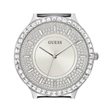 Guess Soiree Diamonds Silver Dial Silver Mesh Bracelet Watch for Women - GW0402L1 Buy Now By Guess