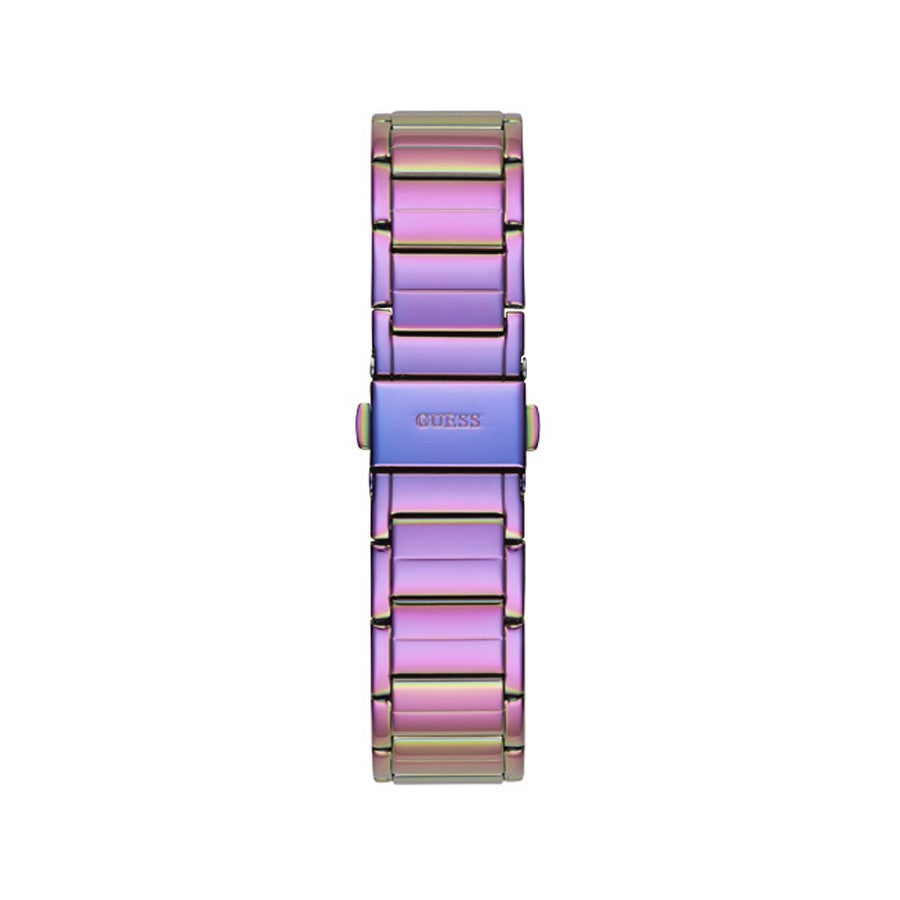Guess Fusion Chronograph Purple Dial Purple Steel Strap Watch for Women - GW0552L4 Buy Now By Guess