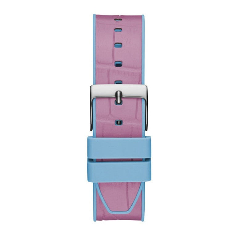 Guess Fusion Chronograph Pink Dial Pink Leather Strap Watch for Women - GW0553L5 Buy Now By Guess