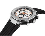 Tissot T Race Chronograph White Dial Black Rubber Strap Watch For Men - T141.417.17.011.00 Buy Now By Tissot