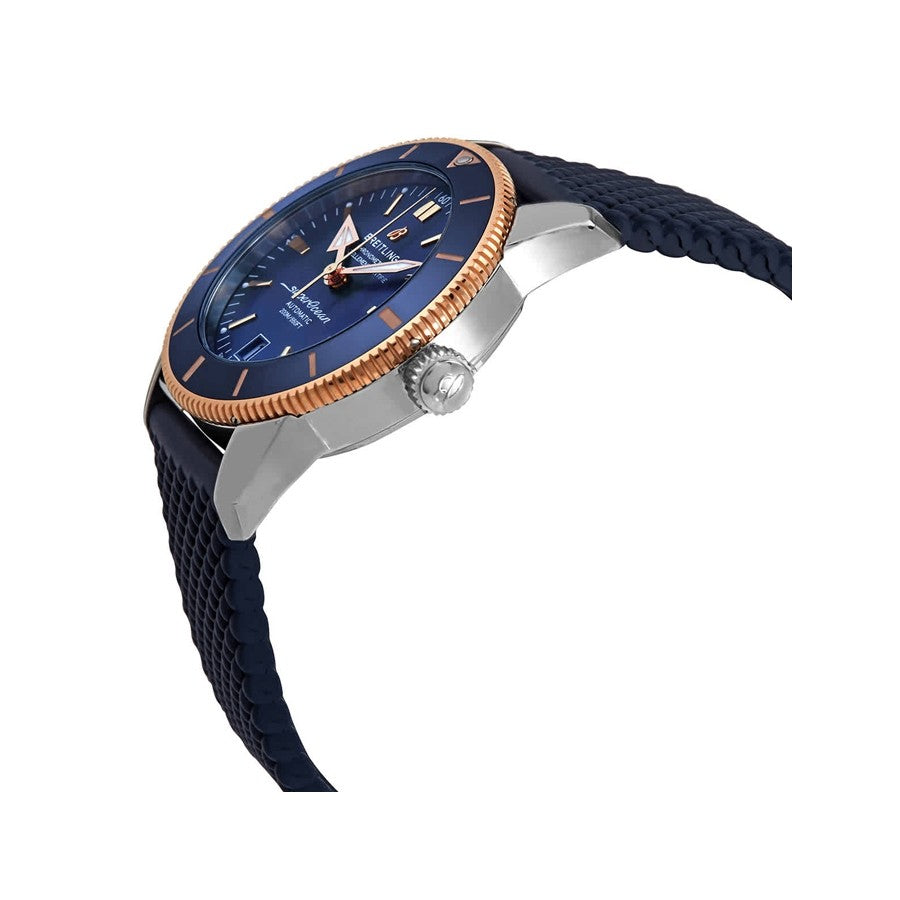 Breitling Superocean Heritage B20 Automatic 42 Blue Dial Blue Mesh Bracelet Watch for Men - UB2010161C1S1 Buy Now By Breitling