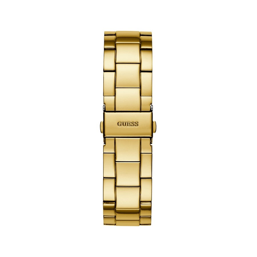 Guess G-Twist Gold Dial Gold Steel Strap Watch for Women - W1082L2 Buy Now By Guess
