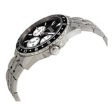 Guess Odyssey Black Dial Silver Steel Strap Watch For Men - W1107G1 Buy Now By Guess