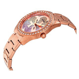 Guess G Twist Diamonds Rose Gold Dial Rose Gold Steel Strap Watch For Women - W1201L3 Buy Now By Guess