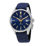 Tag Heuer Carrera Quartz Blue Dial Blue Calfskin Leather Strap Watch for Women - WAR1112.FC6391 Buy Now By Tag Heuer