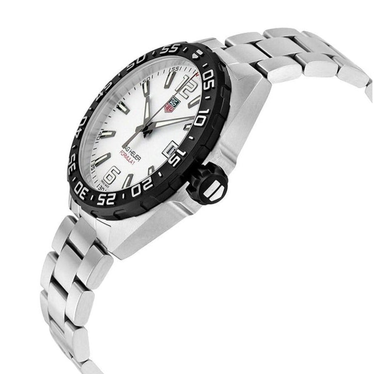 Tag Heuer Formula 1 White Dial Silver Steel Strap Watch for Men - WAZ1111.BA0875 Buy Now By Tag Heuer