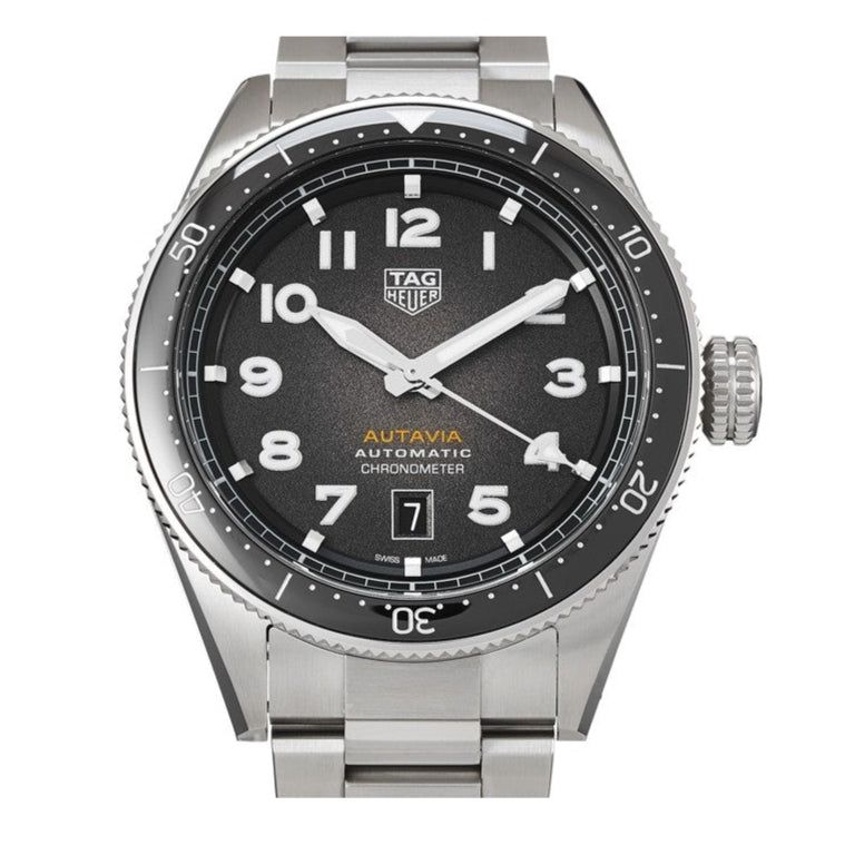 Tag Heuer Autavia Grey Dial Watch for Men - WBE5114.EB0173 Buy Now By Tag Heuer