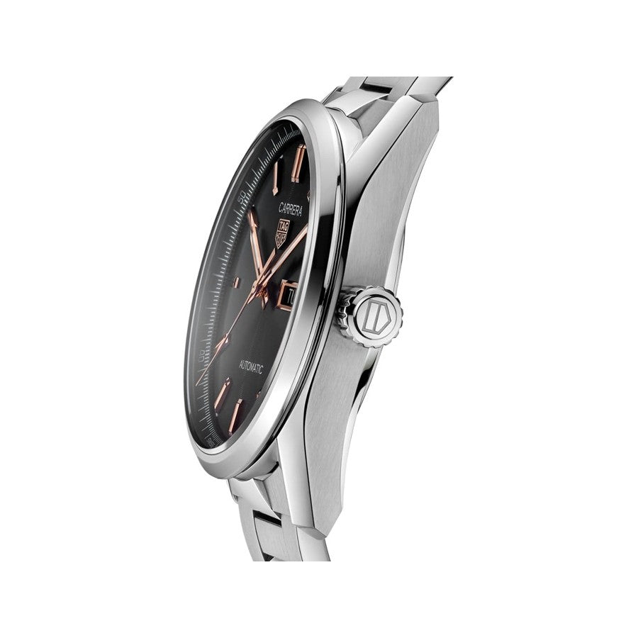 Tag Heuer Carrera Day Date Black Dial Silver Steel Strap Watch for Men - WBN2013.BA0640 Buy Now By Tag Heuer