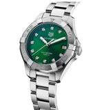 Tag Heuer Aquaracer Diamonds Emerald Green Dial Watch for Women - WBD1316.BA0740 Buy Now By Tag Heuer