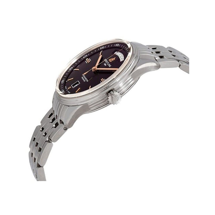 Breitling Premier Automatic 40mm Day & Date Black Dial Silver Steel Strap Mens Watch - A45340241B1A1 Buy Now By Breitling