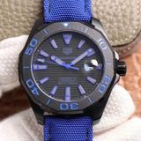 Tag Heuer Aquaracer Calibre 5 Automatic Titanium Blue Dial Blue Nylon Strap Watch for Gents - WAY208B.FC6382 Buy Now By Tag Heuer