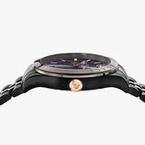 Versace Hellenyium Analog Black Dial Black Steel Strap Watch For Men - VEVK00320 Buy Now By Versace