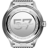 Breitling Superocean Heritage '57 Black Dial Silver Mesh Bracelet Watch for Men - A10370121B1A1 Buy Now By Breitling