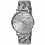 Coach Perry Quartz Silver Dial Silver Mesh Bracelet Watch for Women - 14503384 Buy Now By Coach