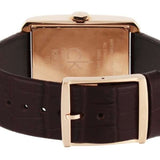 Calvin Klein Window Silver Dial Brown Leather Strap Watch for Men - K2M21620 Buy Now By Calvin Klein