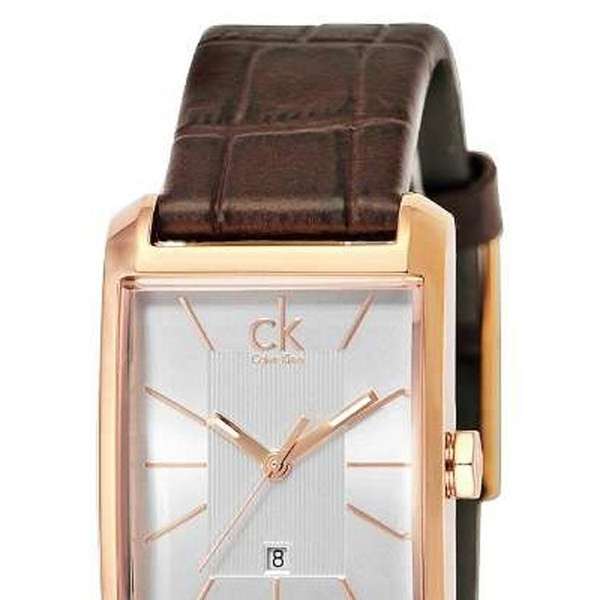Calvin Klein Window White Dial Brown Leather Strap Watch for Women - K2M23620 Buy Now By Calvin Klein