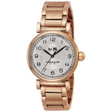 Coach Madison White Dial Rose Gold Steel Strap Watch for Women - 14502395 Buy Now By Coach