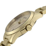 Gucci G Timeless Gold Dial Gold Steel Strap Watch For Women - YA126553 Buy Now By Gucci
