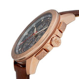 Michael Kors Ryker Analog Gray Dial Brown Leather Strap Watch For Men - MK8519 Buy Now By Michael Kors