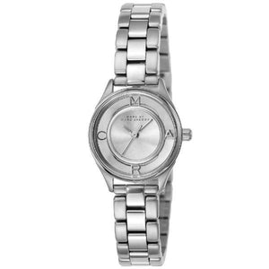 Marc Jacobs Tether Transparent Silver Dial Silver Steel Strap Watch for Women - MBM3416 Buy Now By Marc Jacobs