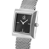 Calvin Klein Mark Black Dial Silver Mesh Bracelet Watch for Women - K3R23121 Buy Now By Calvin Klein
